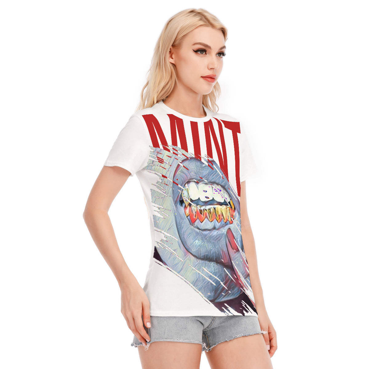 Mint Collection Women's GOLD GRILL T-Shirt