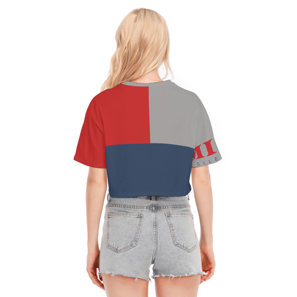 Women's Mint Collection Drop Shoulder Cropped Blouse