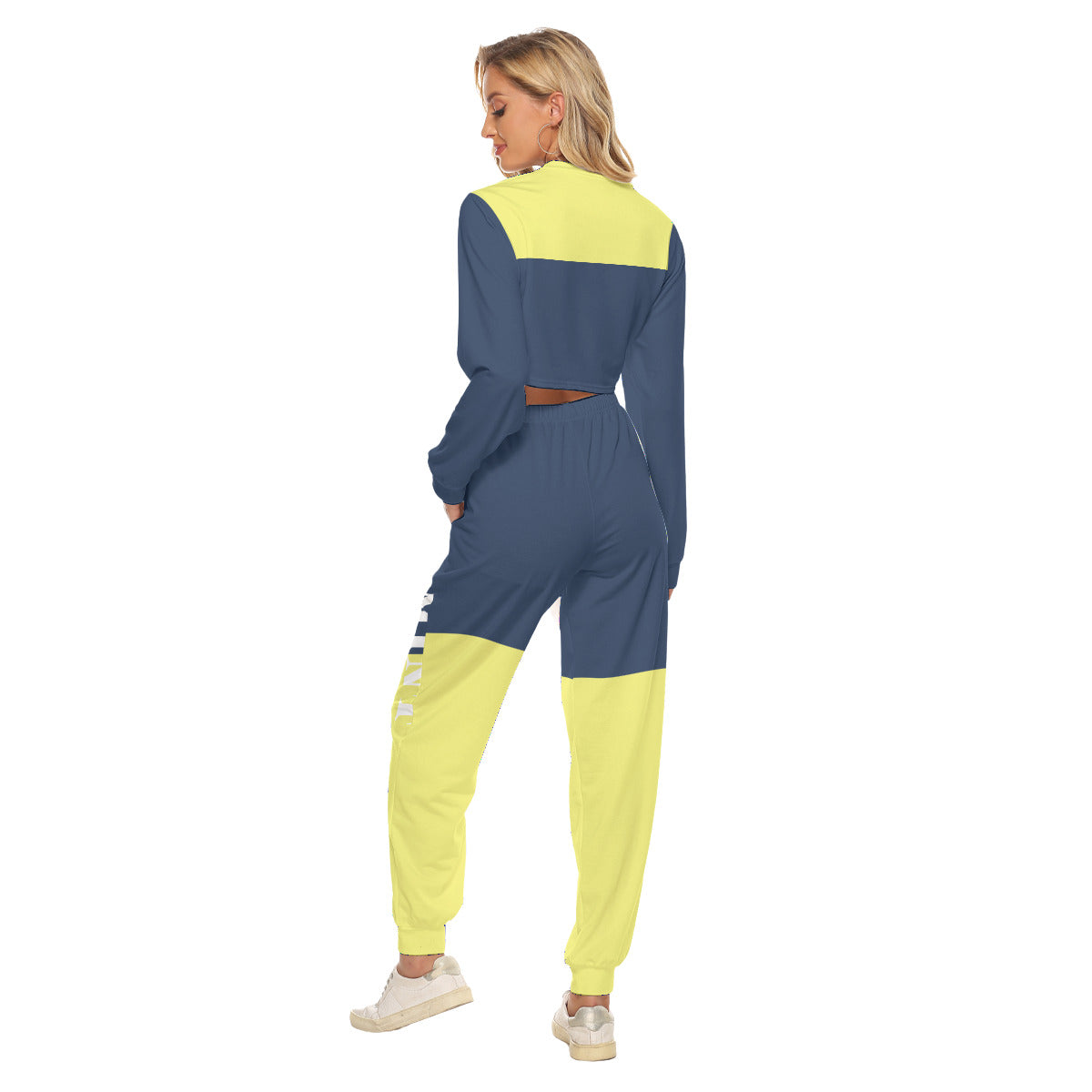 Women's Mint Collection Crop Sweatshirt Suit