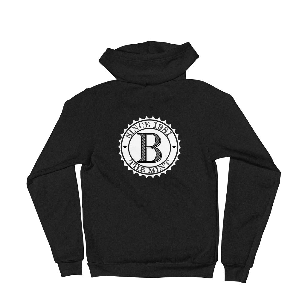 Mint Collection Black Brooklyn zip hoodie