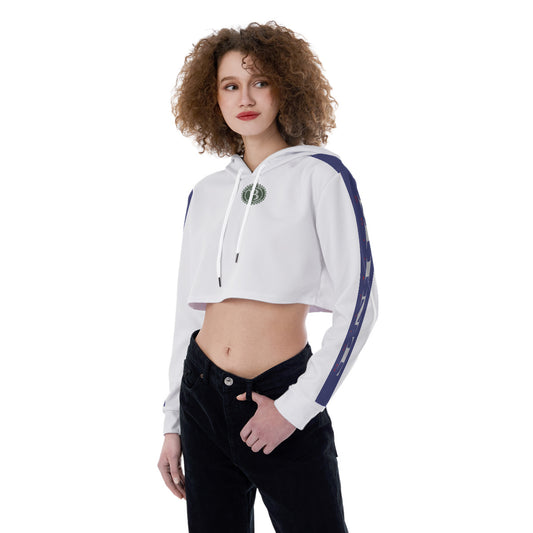 Women's Mint Collection Crop Top Hoodie