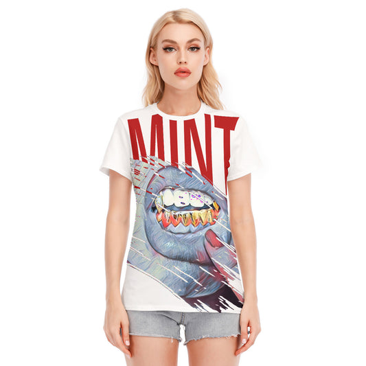 Mint Collection Women's GOLD GRILL T-Shirt