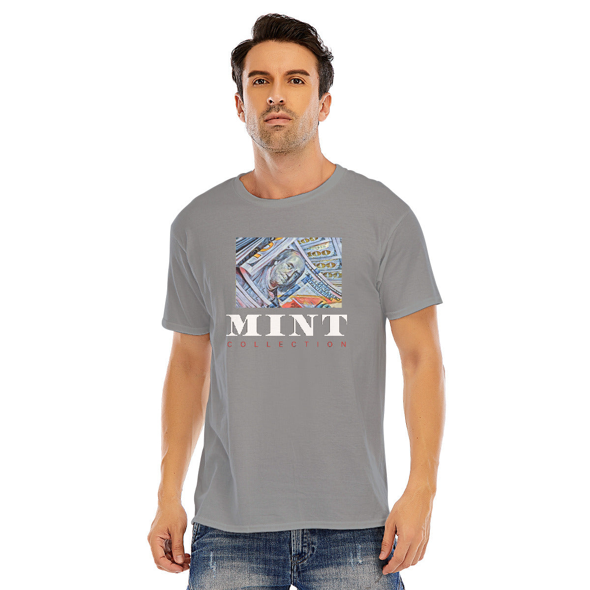 Graphic Mint Collection money T-shirt