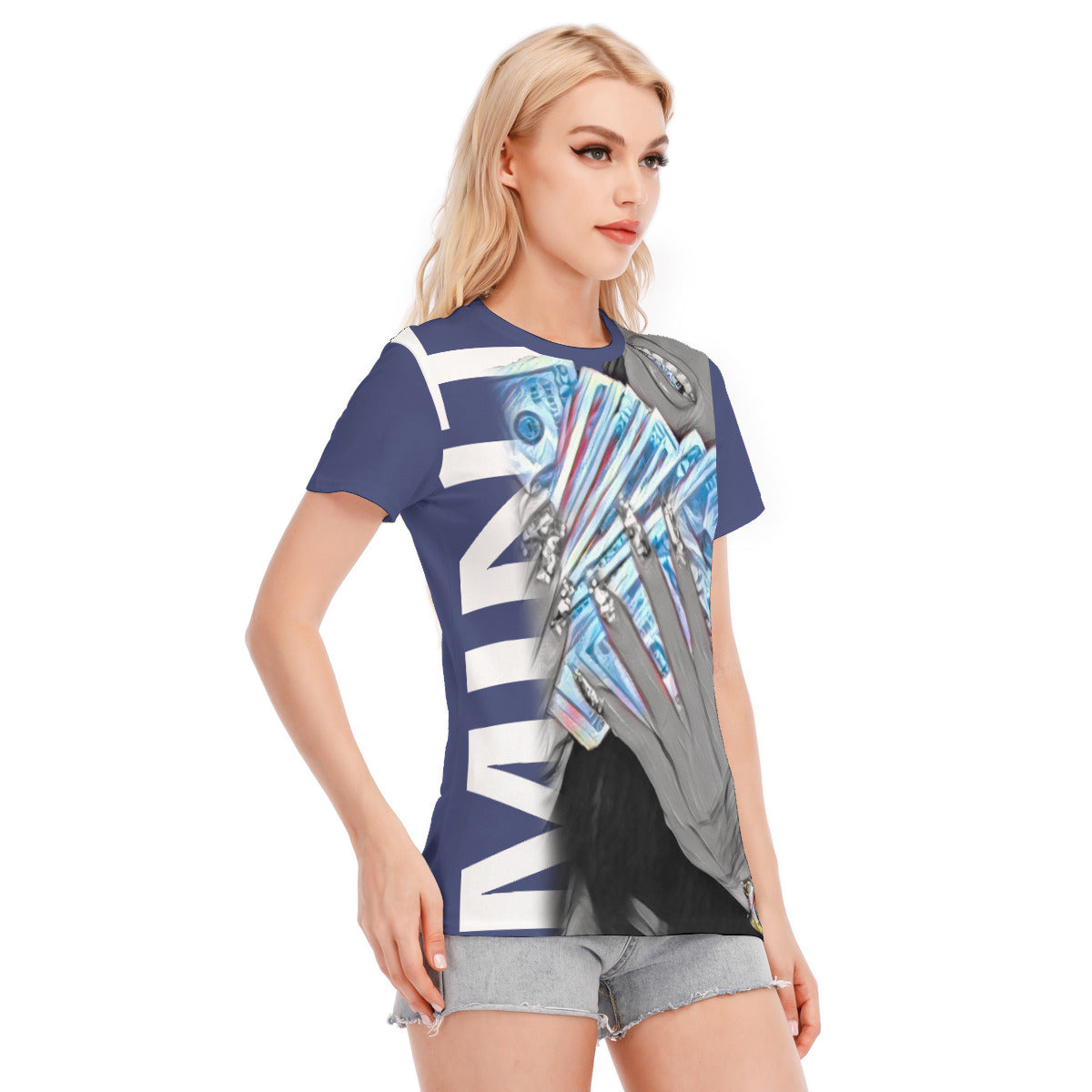 Mint Colection Women's Money Girl T-Shirt
